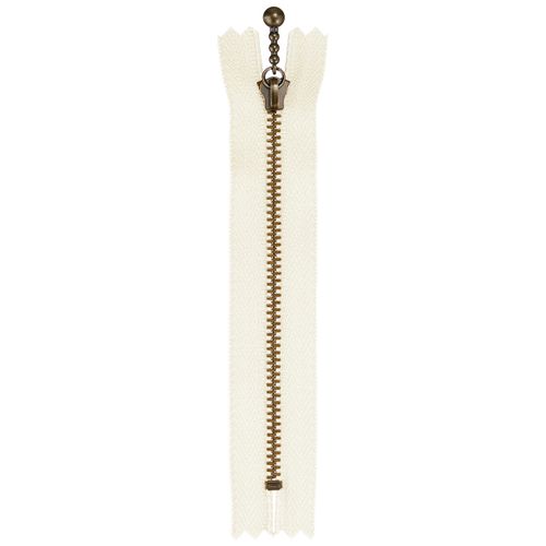 Y.K.K 3GKB-12 Antique Gold Ball Fasteners, Fasteners, Pack of 10, Length 4.7 inches (12 cm), #571, Light Beige