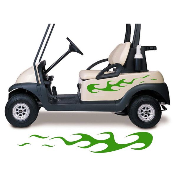 StickerChef Golf Cart Decals Accessories Fun Flames Tribal Graphics GG16