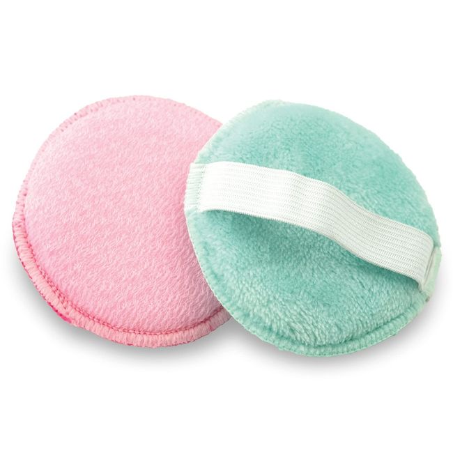 Gentle Face Scrubbers Dual Sided Face Exfoliators With Elastic Strap 3.3 Inch Di