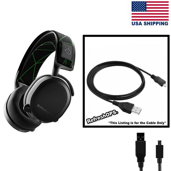 SteelSeries Arctis Wireless Gaming Headset USB Cable Transfer Cord Replacement