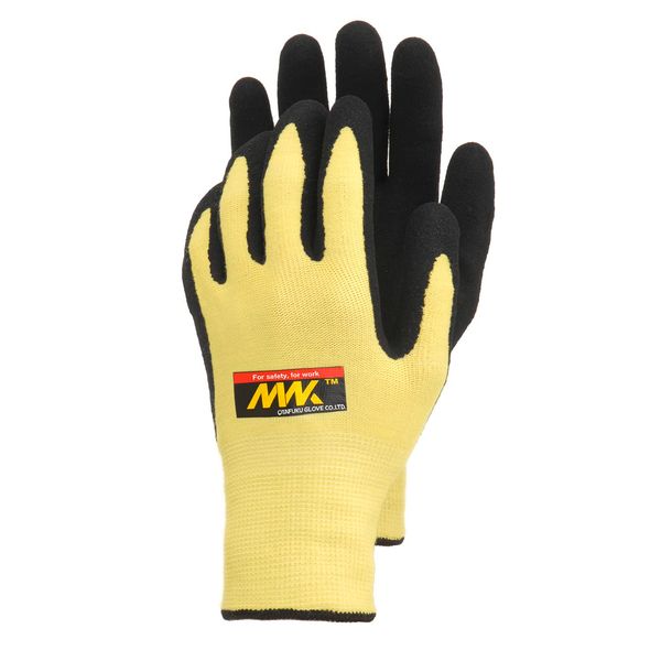 Otafuku MWK-927 LL Cut Resistant Gloves, Aramid, 0.5 oz (13 g), Natural Rubber Backless