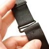 2pcs Black Adjustable Wig Elastic Band Strap Band Wig Cap Accessories (2.5cm)