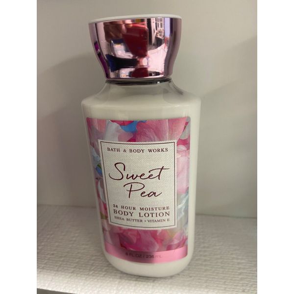 Bath & Body Sweet Pea 24 Hour Moisture Body Lotion Shea Butter Vitamin E 8 Fl Oz