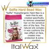 ItalWax Selfie Wax for Face - Hypoallergenic Hard Stripless Wax Beads 1.1 lb./500g Bag