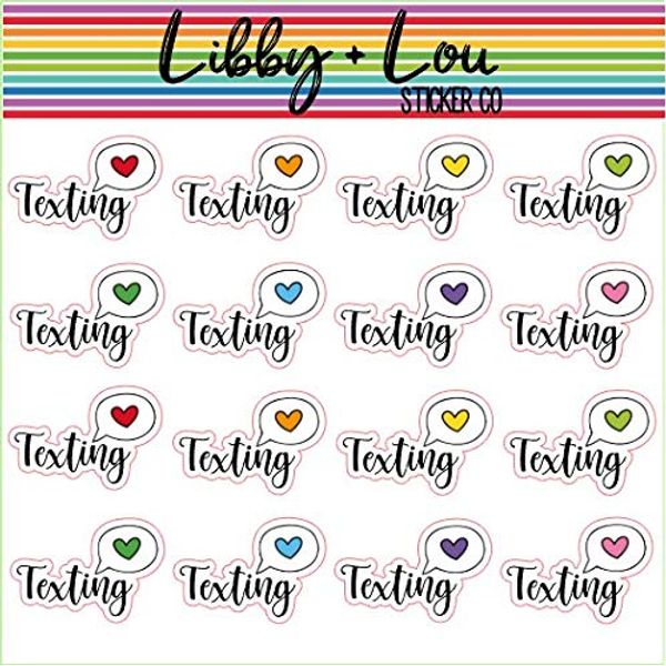 Texting Planner Stickers | Libby and Lou Sticker Co