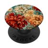 Rote Ringelblumen Mums Floral Flower PopSockets mit austauschbarem PopGrip