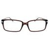 Incredible Bargains The Dean Stylish Rectangular Reading Glasses + 1.00 Dark Brown