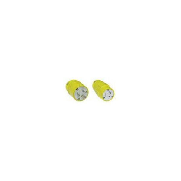 Woodhead 2407, 125/250 V, 10/15 A, 3-Pole, 3-Wire, Locking Blade Plug, 1pc