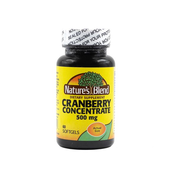 Nature's Blend Cranberry Concentrate 500 mg 60 Sgels