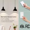 DEWENWILS Remote Control Outlet Wireless Wall Mounted Light Switch Programmable