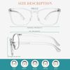 3 Pack Blue Light Blocking Glasses  for Women Men Computer Gaming Vision Care Pr