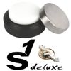 Jewellers Tools 3-Inch Round Solid Steel & Nylon Doming Bench Block Anvil Tool Box/Jewel