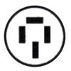 Panasonic WF1415BK Grounding 3P15A Recessed Outlet Black