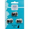 Dekoni Gemini Memory Foam Replacement Ear Tips, Black - 3mm, 3 pack S, M L