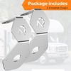 2X Watermelon Mirror Turn Signal Angled Bracket For Semi Trailers Tractors 7 & 8