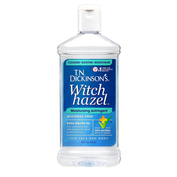 T.N. Dickinson's Witch Hazel Alcohol-Free Moisturizing Astringent, 100% Natural, 16 oz