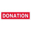 Donation Stickers,4X1 Inch Red Color-Coded Moving Labels,160 Pcs Per Pack