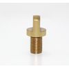 Piano Agraffe Single Hole Threaded Brass