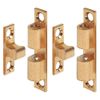 Solid Brass Double Ball Catch Door Cupboard Roller Latch 43mm 49mm 60mm 70mm (2, 70mm)