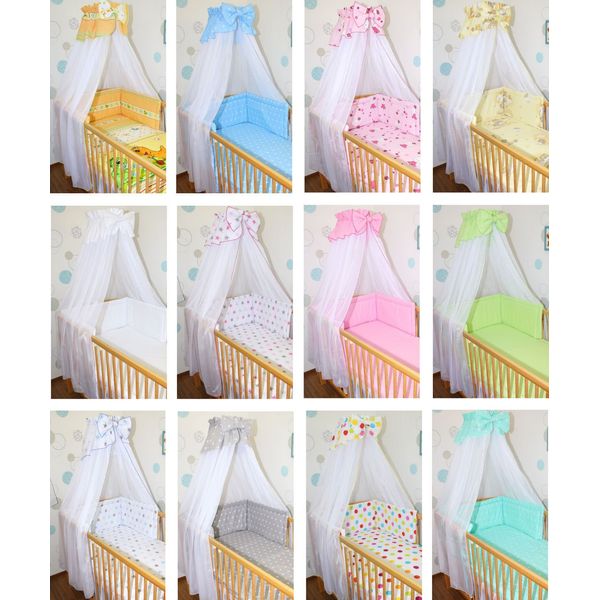 Betthimmel Chiffon Himmel für Baby Bett Deko Himmel Sterne D3