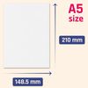 50 Sheets, A5 300gsm Card Thick Art Paper - White