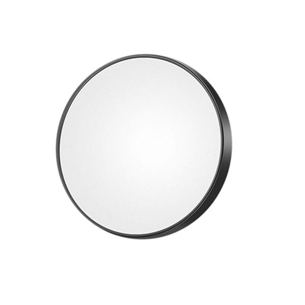 Frcolor 5x Magnifier with Suction Cup, 3.5 inches (8.8 cm), Compact, Magnifying Mirror, Portable, Makeup Mirror, Washroom, Bathroom, Makeup Mirror (Black)