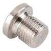 VOBOR O2 Oxygen Sensor Plug, Oxygen Blanking Plug M12 1.25mm, Oxygen O2 Lambda Sensor Blanking Plug Cap Bang Motorcycles Cars Accessory