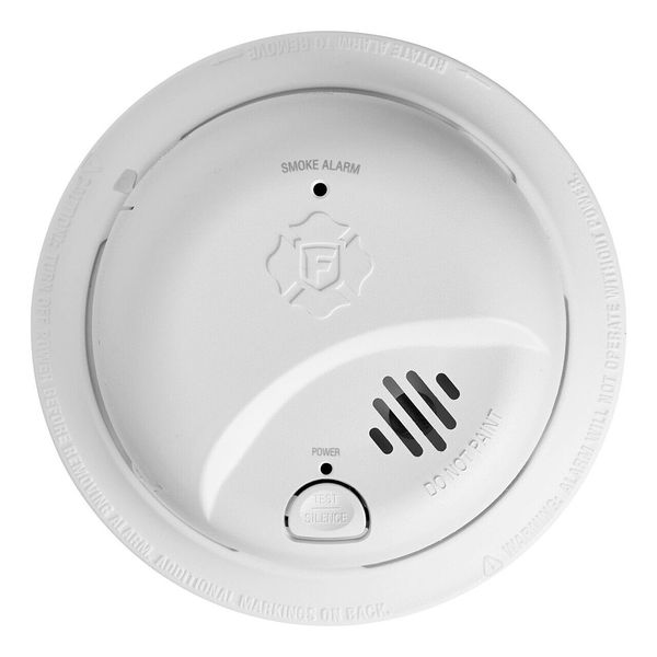 BRK First Alert SMI100-AC Hardwired Smoke Alarm with Battery Backup