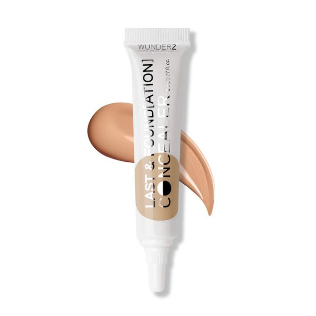 WUNDERBROW Last & Foundation Concealer Makeup, Medium Color, Cruelty-Free