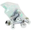 Dime Bag Hardware Skateboard Mounting Nuts and Bolts 1" Phillips - White