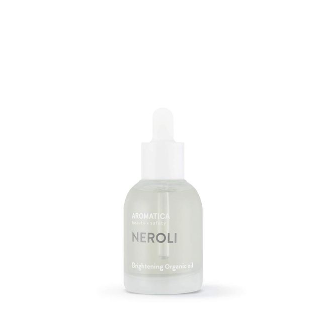 AROMATICA Organic Neroli Brightening Facial Oil 1.01oz / 30ml, Vegan