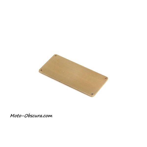 Team Associated B7 Brass ESC Chassis Weight Plate by Moto - Obscura