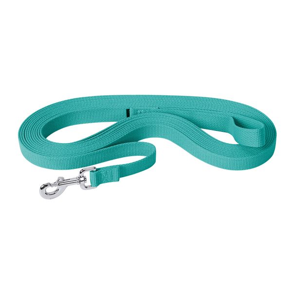 Weaver Leather Flat Cotton Lunge Line, Turquoise, 1 x 30'