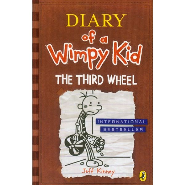 英文原版 小屁孩日记：第3个轮子 Diary of a Wimpy Kid:the third wheel