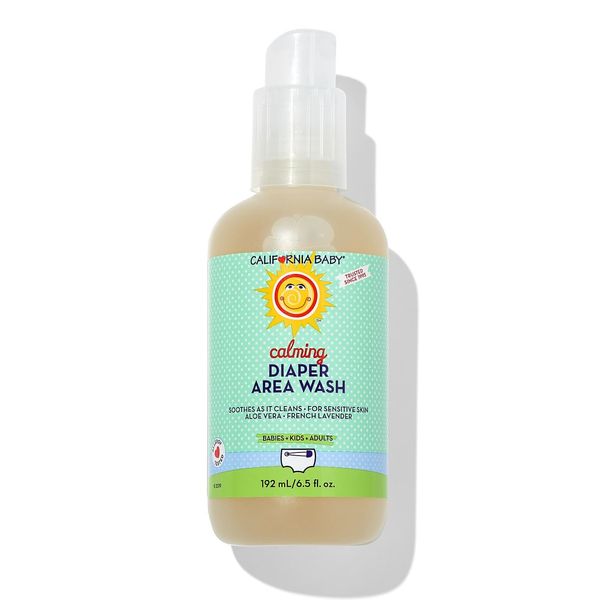 California Baby Diaper Wipe Spray | Gently Cleans | Soothing Organic Calendula + Aloe Vera | Fresh Lavender Scent | Allergy-Friendly | Cleans Better Than Baby Wipes | 192 mL / 6.5 oz.