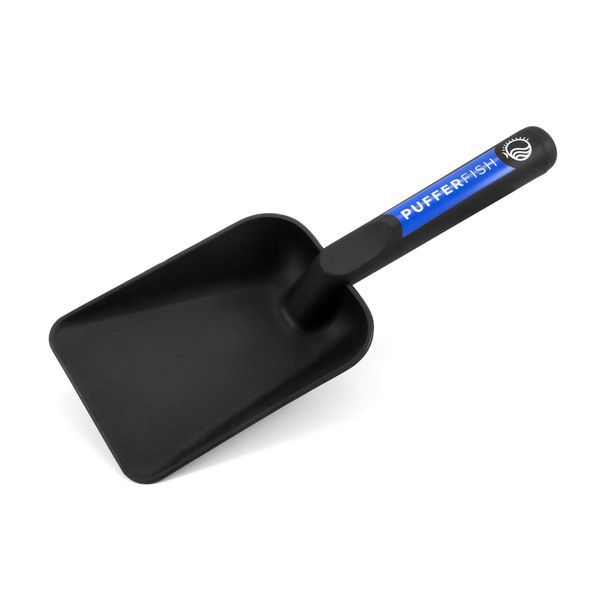 PUFFERFISH Sand Super Scoop™ | Hand Shovel for Epic Sand Castles | Super Strong & Perfectly Balanced | Adult Sized | Made of Recycled Fishing Nets