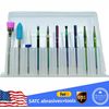 Nail Art Grinding Drill Bits Electric Manicure Machine Diamond Bullet Bit 10PCS