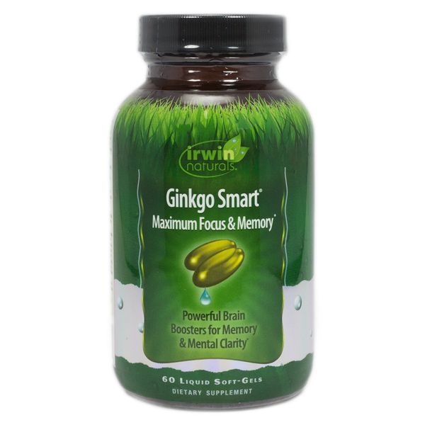 Irwin Naturals Ginkgo Smart (9 Powerful Brain Boosters for Memory & Focus)