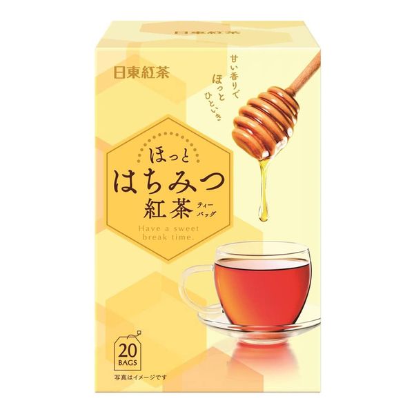 Mitsui Norin Nitto Black Tea Honey Tea Bags, 20 Bags x 2