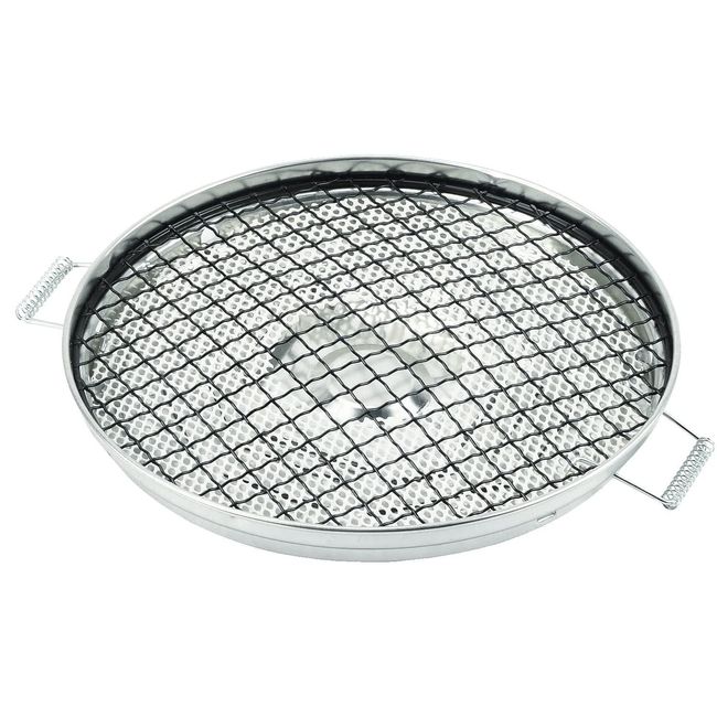 Pearl Metal HB-6042 Hot Grill Round Mochi Ware for Gas Fire