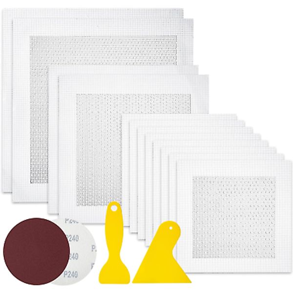 16-Piece Drywall Repair Kit - Complete Wall Patch & Hole Repair Solution