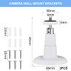 OFFCUP Camera Wall Mount Bracket, 2pcs Camera Mounting Bracket, 360° Adjustable Security Camera Bracket for Ring Surveillance Camera Holder Indoor Outdoor Stick Up Camera Mount Compatible (White)