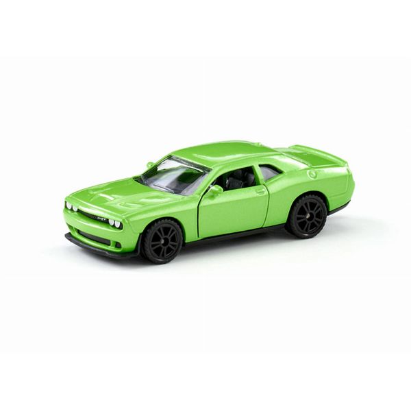 siku 1408, Dodge Challenger SRT Hellcat, Metal/Plastic, Green, Opening doors, Toy car for children