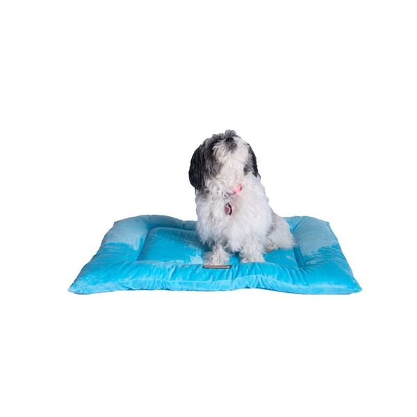 Armarkat Model M01CTL-M Medium Pet Bed Mat with Poly Fill Cushion in Sky Blue