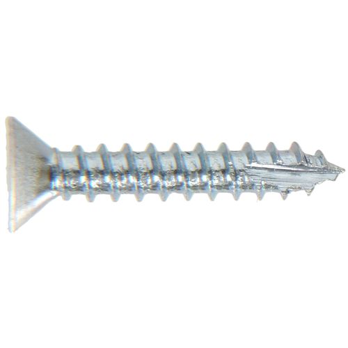 The Hillman Group 45413 #7 x 1-1/4" White Flat-Head Phillips Wood Screw, 20-Pack