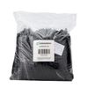 Restaurantware Clean Tek Black Disposable Bouffant Cap Hair Net - 21", onse size, 100 count box