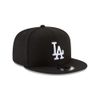 New Era 950 Los Angeles Dodgers Basic Snapback Hat (Black/White) Men's Cap