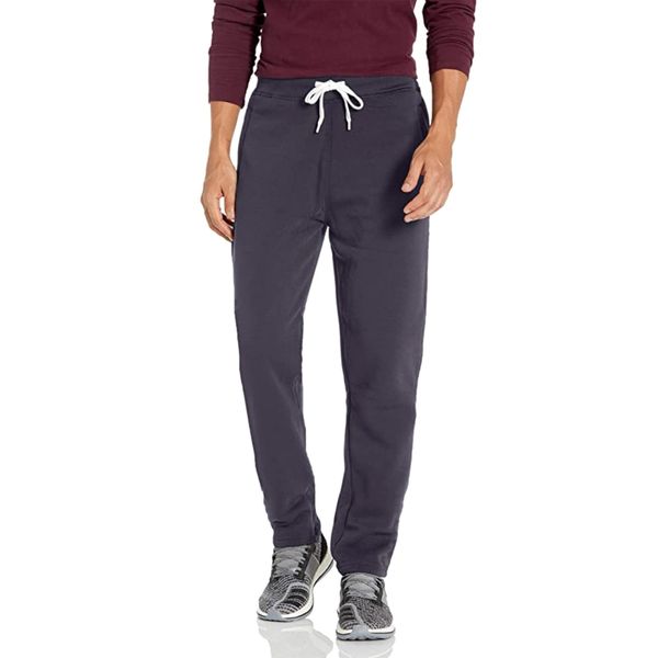 Southpole mens Basic Active Fleece Open Bottom - Regular and Big & Tall Sizes Sweatpants, Navy Open, Medium US