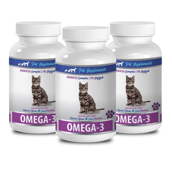 cat itching relief - OMEGA 3 FOR CATS 3B- fish oil for cats treats