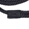 SGT KNOTS Solid Braid Polypropylene Dock Lines - All Purpose Marine Docking Ropes for Boat/Boats (1/2" x 15ft, 2 Pack - Black)